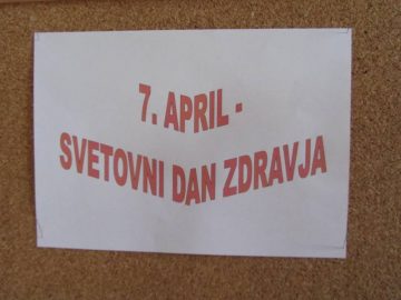 7APRIL JE SVETOVNI DAN ZDRAVJA